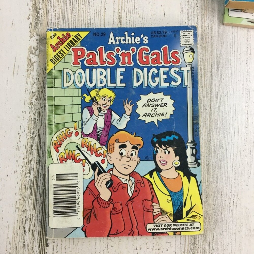 Archie's Pals n Gals Double Digest Magazine #29 Archie Comics Book 1997 Vtg